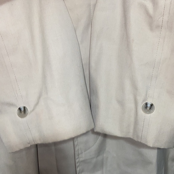 CLIPPER MIST Trench Coat Shell ONLY Button Down Jacket Tan Beige Size 44 Regular - Picture 3 of 12